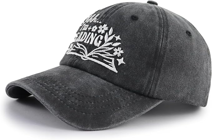 I'm Reading Hats for Men Women, Funny Adjustable Book Lovers Baseball Cap