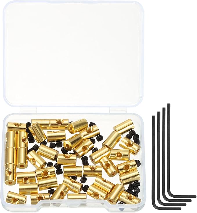 MECCANIXITY 40 Pcs Metal Locking Pin Backs, Locking Pin Keepers Clasp 9mm by MECCANIXITY