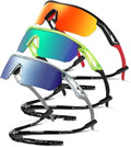 Kids Sunglasses Youth Baseball Sunglasses for Boys Girls 3-12 Polarized Softball Sports Goggles UV Protection