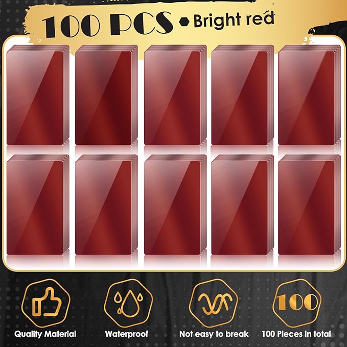 weparmeety 100 Pcs Metal Engraving Blanks Aluminum Sheet Laser Engraving - Image 3