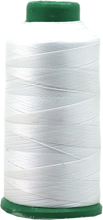 Mandala Crafts Bonded Nylon Thread White Heavy Duty Sewing Threads by MandalaCrafts