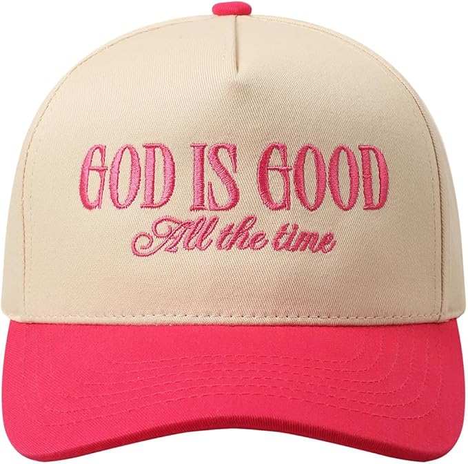 MIRMARU Two-Tone Vintage Canvas Trucker Hats for Men & Women, Adjustable Size Baseball Caps with Trendy Embroidered Design