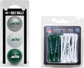 Team Golf NFL Kansas City Chiefs 3 Golf Balls and 50 Golf Tees Logo Imprinted Golf Balls (3 Count) & 2-3/4" Regulation Golf Tees (50 Count), Multi Colored