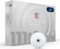WILSON 2025 Duo Soft NFL Golf Ball - 12 Balls, White, Atlanta Falcons