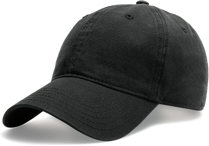 FURTALK Unisex Vintage Washed Unstructured Baseball Cap Washed Cotton Adjustable Dad Hat