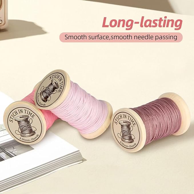Natural Waxed Thread, 0.55mm/0.8mm, Wax Thread - Image 5