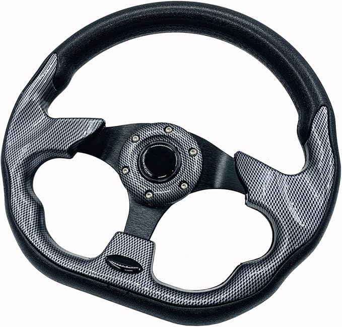 Universal Golf Cart Steering Wheel for EZGO RXV & TXT, Club Car DS and Club Car Precedent EZGO Yamaha Golf Car Accessories