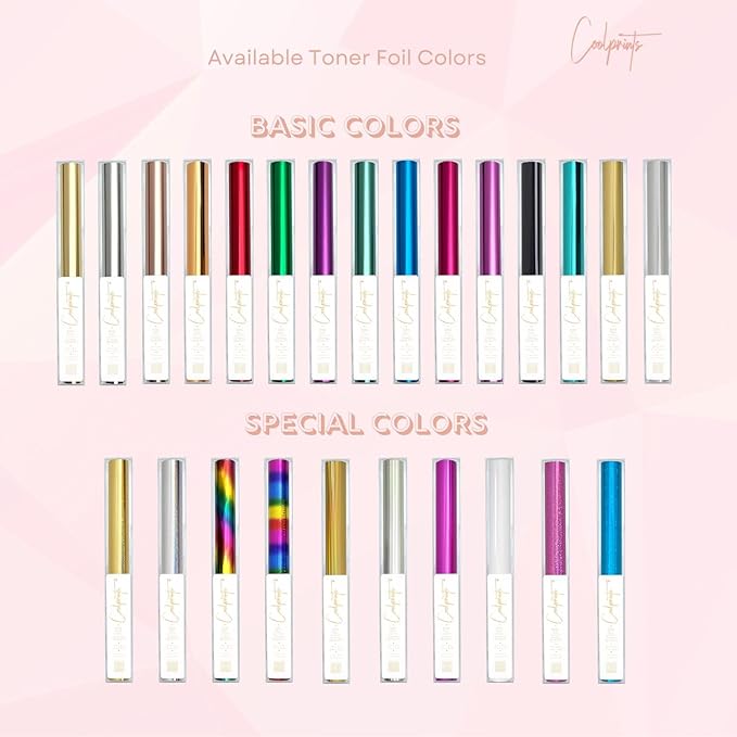 Foil for Laminator and Laser Printer, Foil for Toner, Basic Colors, Roll of - Image 4