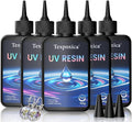 Texpoxica UV Resin 500g-Upgraded UV Resin Kit, Hard Type Crystal Clear Fast by Unknown