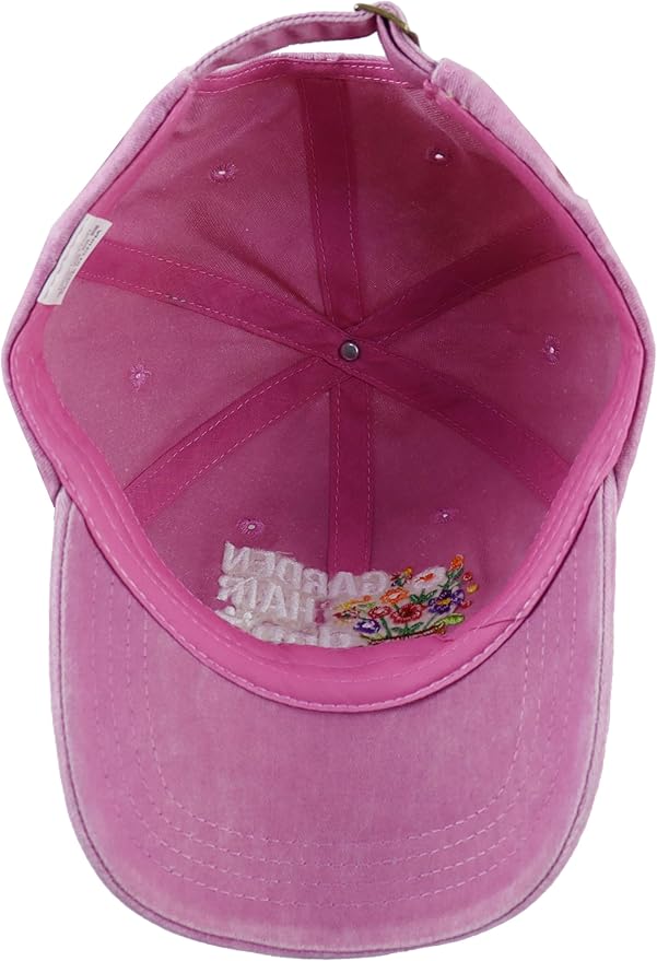 Garden Hair Don't Care Hat for Women, Adjustable Cotton Gardener Gifts Baseball Cap