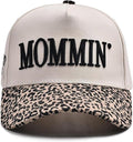 Mommin Trucker Hat,Vintage Two-Tone Women's Baseball Cap with Mama Hat Mothers Day Great Gifts for Mom Wife Stepmom