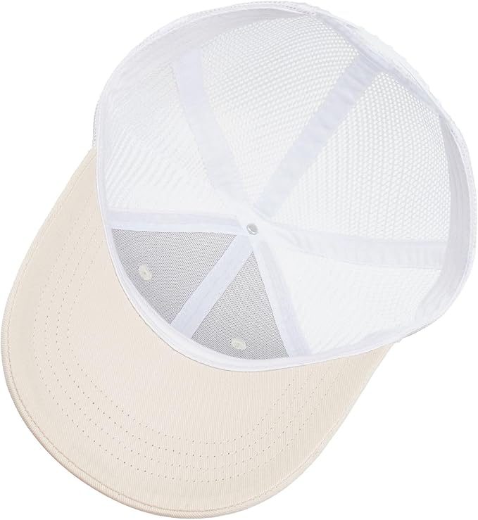 American Flag Trucker Hat - Snapback Hats for Men Women Baseball Cap - Breathable Mesh & Adjustable Fit for Casual Wear