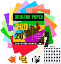 Origami Paper 300 Sheets, 20x20 cm/8 Inch Large Double Sided, 200 Sheets 20 by Firstop