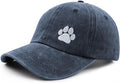 Dog Paw Hat for Men Women, Funny Adjustable Cotton Embroidered Dog Lovers Baseball Cap