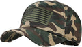 IIN American Flag Baseball Cap for Men Women Low Profile USA Army Tactical Operator Military Plain Dad Hat