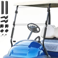 Panglong Precedent Golf Cart Windshield, Club Car Windshield with all Windshield Clips, Fold Down Windshield Anti-UV Impact Resistant Fit 2004-Up Club Car Precedent, Tempo, Onward, 37.59"W X 33.97"H