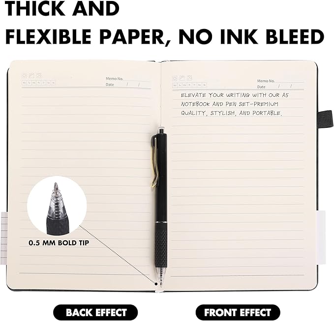 Aodaer 1 Set Lined Notebook Journal - Image 5