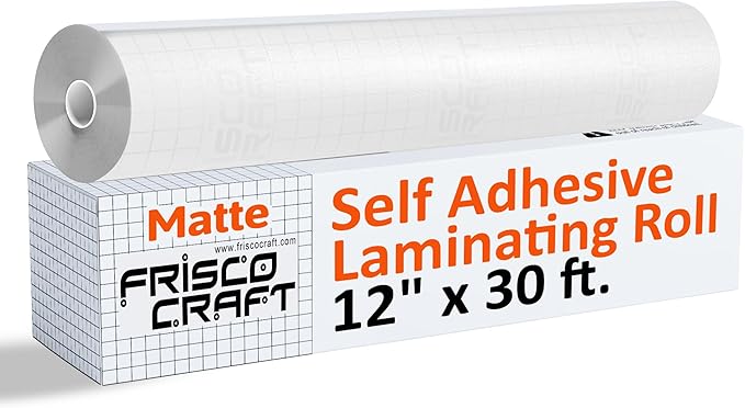 Frisco Craft Matte Clear Self Adhesive Laminating Roll by FriscoCraft