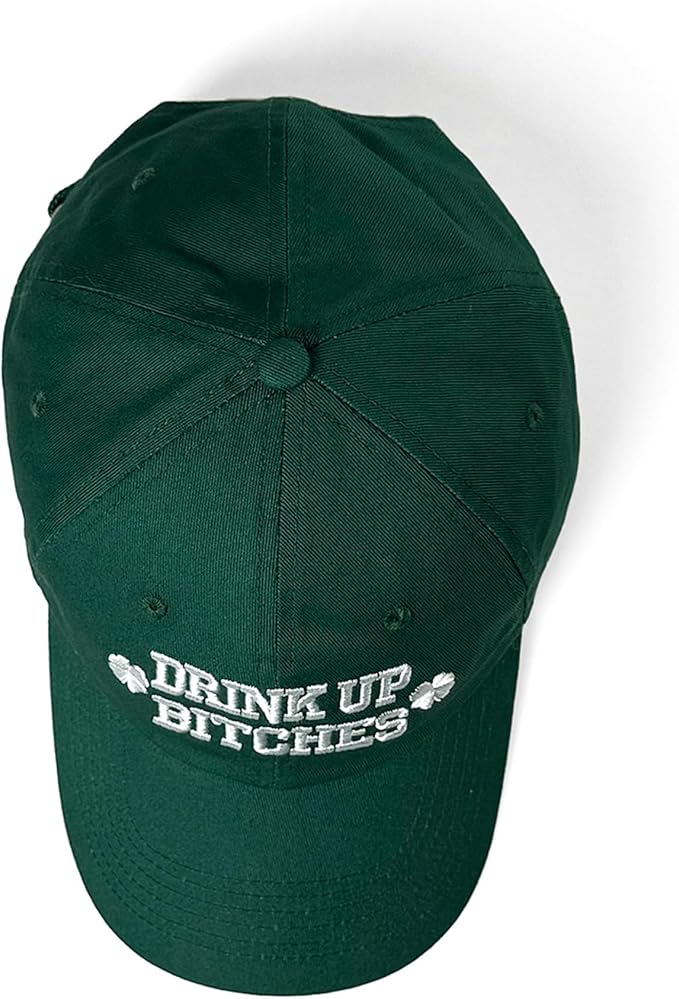 St Patricks Day hat Green Baseball Cap Shamrock Embroidered for man Women Funny