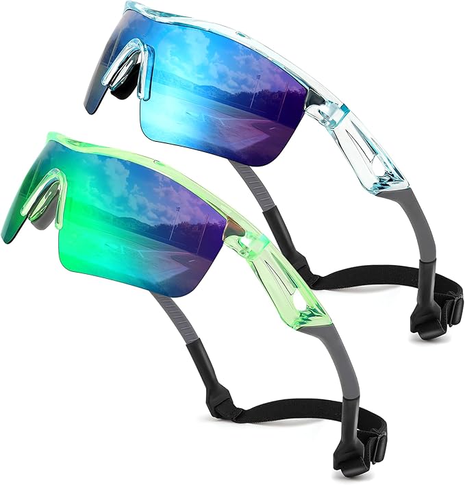 FEISEDY Kids Teens Baseball Polarized Sunglasses Sports TR90 Frame Boys Girls Cycling B2454