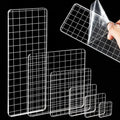 6PCS Acrylic Stamp Block with Grid Lines by Unknown