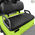 NOKINS Golf Cart Diamond Front Seat Cover,Compatible with Golf Cart i40 i40L Model and Advanced EV, EV1 4, EV1 4L Model Seat Kit, No Staples Required, Vinyl Replace Onward Seat Cover