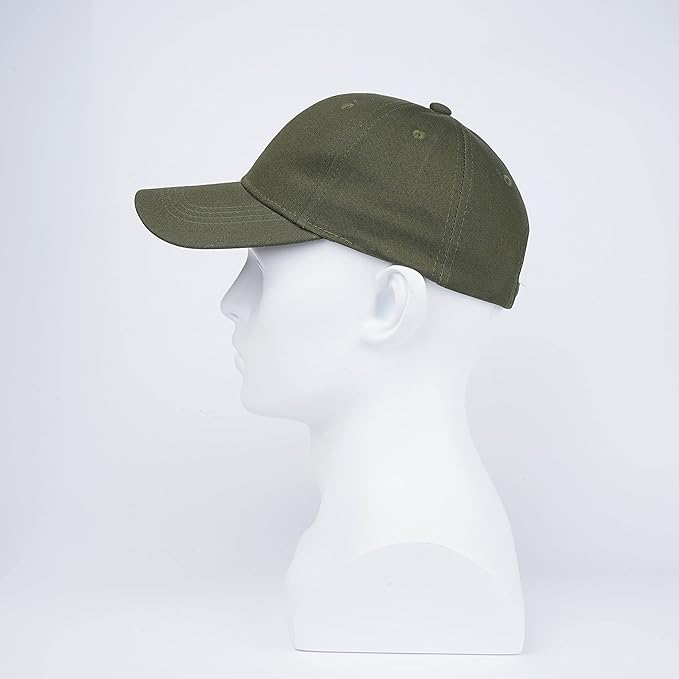 LANGZHEN Unisex Baseball Cap 100% Cotton Fits Men Women Washed Denim Adjustable Dad Hat