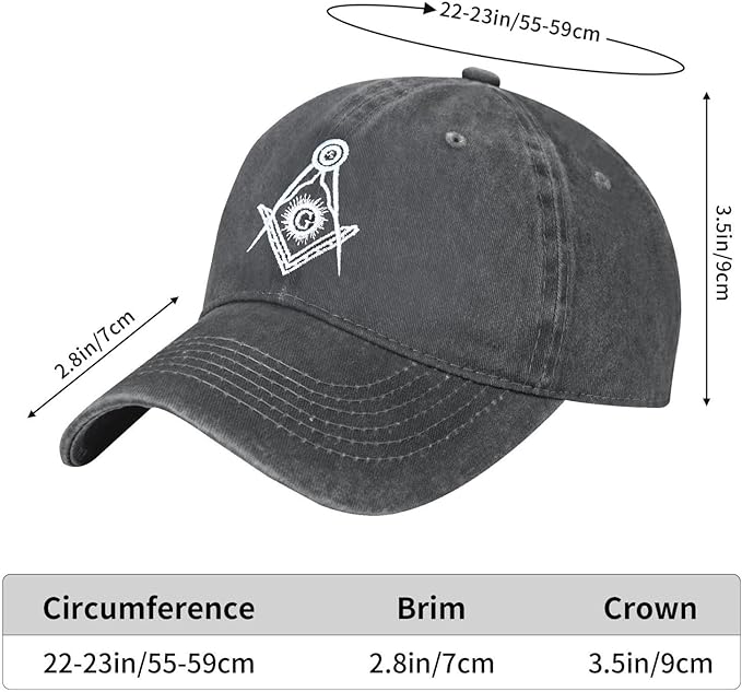 Embroidered Baseball Cap for Women Men Vintage Adjustable Washed Distressed Denim Baseball Hat