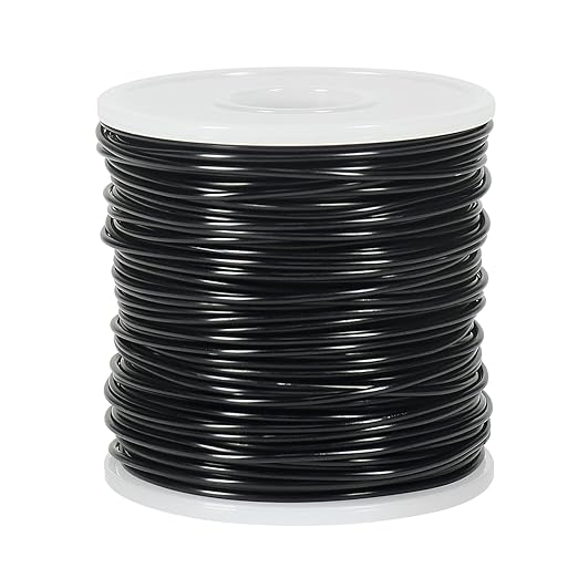 Tenn Well 15 Gauge Aluminum Wire, 164 Feet 1.5mm Bendable Metal Craft Wire by TennWell