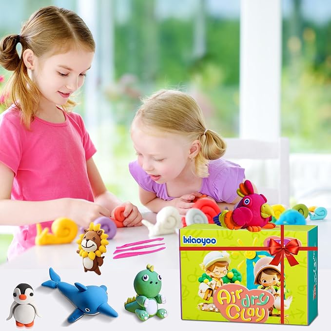 Air Dry Clay for Kids, 78 Colors Modeling Magic Clay, Safe & Non-Toxic - Image 4