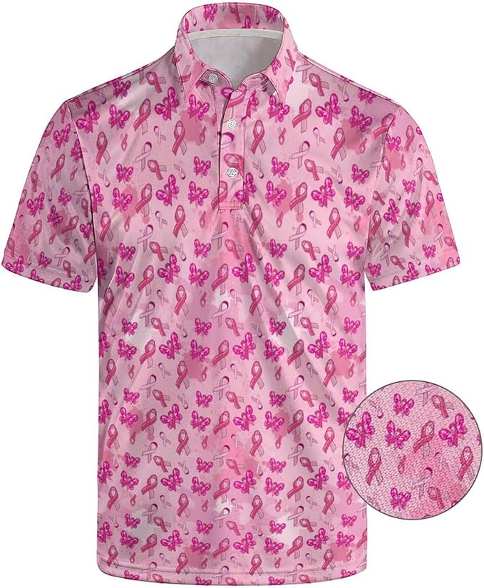 Mens Golf Shirts Golf Polo Shirts for Men Short Sleeve Polo Shirts Golf Gifts
