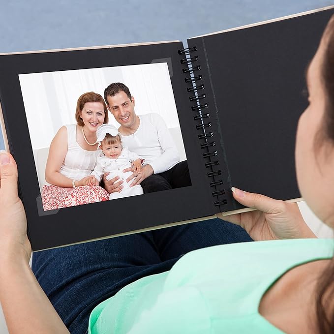 Aneco 2 Pack Transparent Photo Corners Clear Picture Mounting Corner Stickers - Image 6