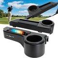 Roykaw Golf Cart Armrest No Drilling Rear Seat Arm Rest, Universal Compatible with EZGO Club Car Yamaha Square Frame Model, with Cup Holder & Phone Holder, Easy to Store & Waterproof