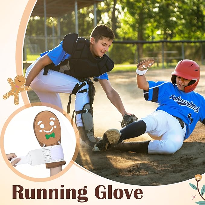 Geyoga Christian Sliding Mitt Cross Baseball Softball Religious Glove Sliding Mitt Baseball Guard Accessories and Protective Gear Left/Right Hands - Hand and Wrist Protection