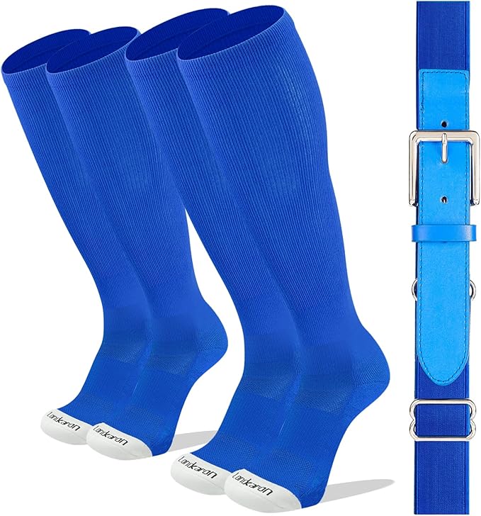 Youth Performance Baseball & Softball Socks (3 Pairs) over the Calf