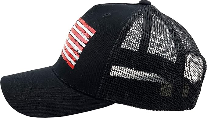 KBETHOS Flag USA America Military Thin Blue Line Thin Red Line Vintage Distressed Baseball Cap Dad Hat Unisex Adjustable…
