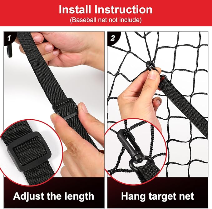 1pcs/2pcs Strike Zone Target Net,13.5x21.5in Pitching Strike Zone Net,Portable Strike Zone Plate for Baseball Pitching Accuracy Improve