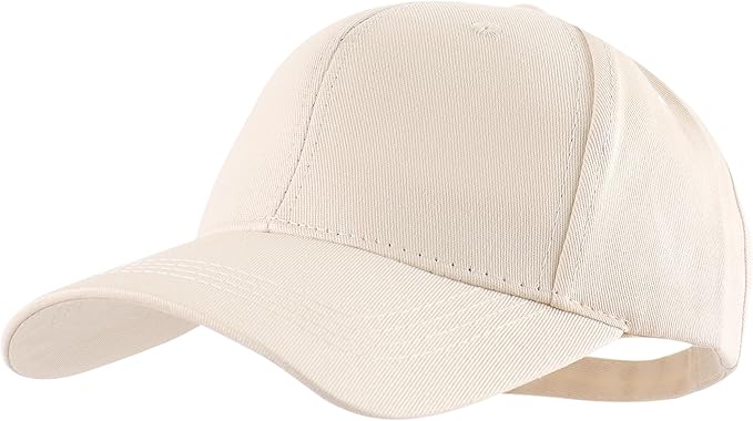 LANGZHEN Unisex Baseball Cap 100% Cotton Fits Men Women Washed Denim Adjustable Dad Hat