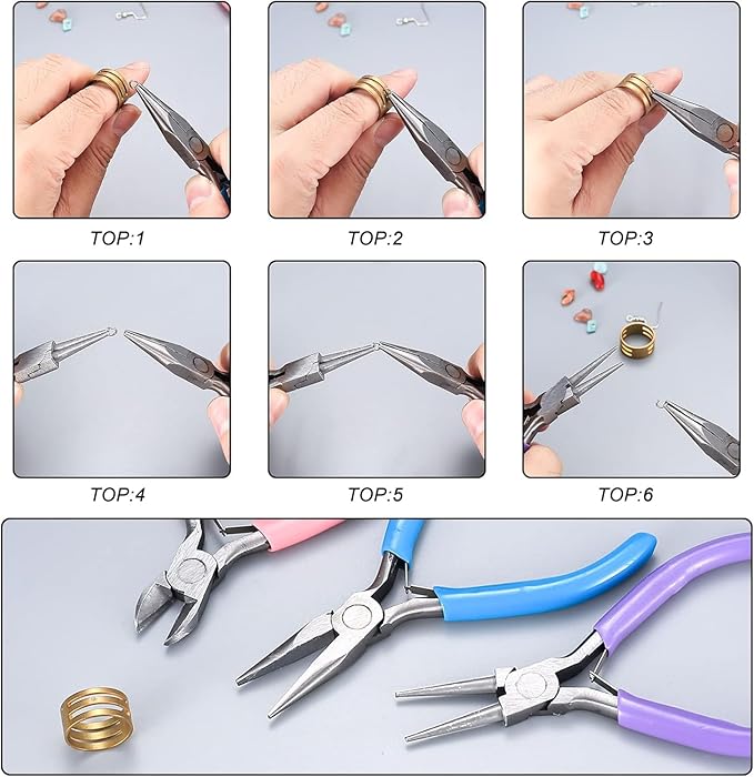 3 Pcs Jewelry Pliers Set - Image 4