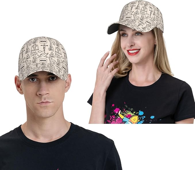 Jesus Baseball Cap Christian Trucker Hat Easter Hats Religion Snapback Cap Adjustable for Women Men
