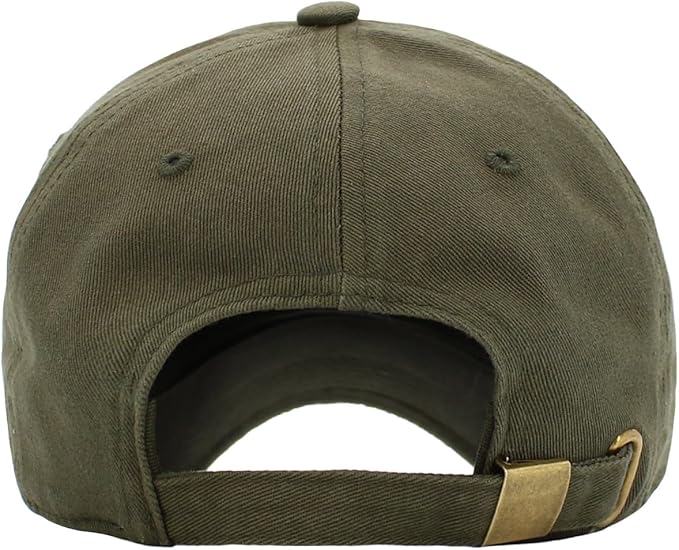 KBETHOS Classic Unisex Cotton Adjustable Low Crown Baseball Cap – Plain Dad Hat