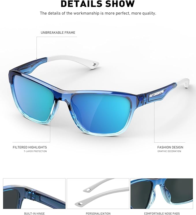 Polarized Running Sunglasses for Women Mens Sun Glasses for Cycling Fishing Driving Golf UV Protection