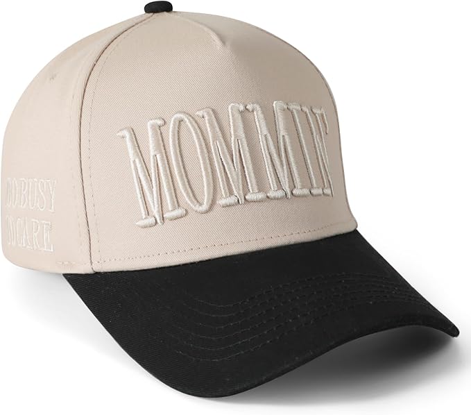 Mommin Hat Womens Trucker Hat for Wife Mothers Day Mom Gifts Vintage Two Tone Adjustable Embroidery Baseball Cap