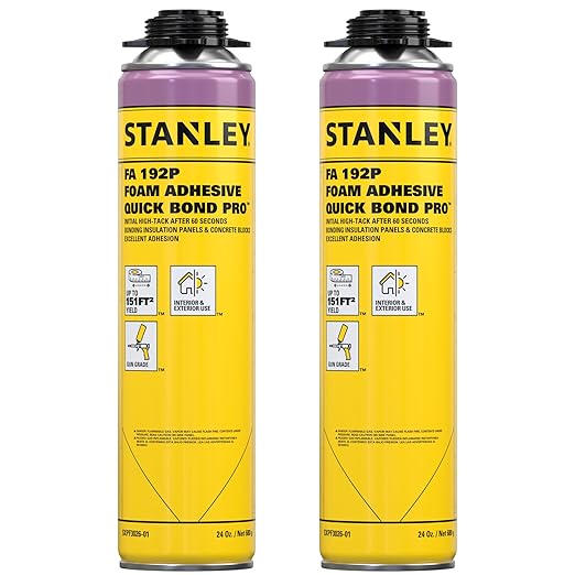 Stanley Quick Bond Adhesive Foam by STANLEY