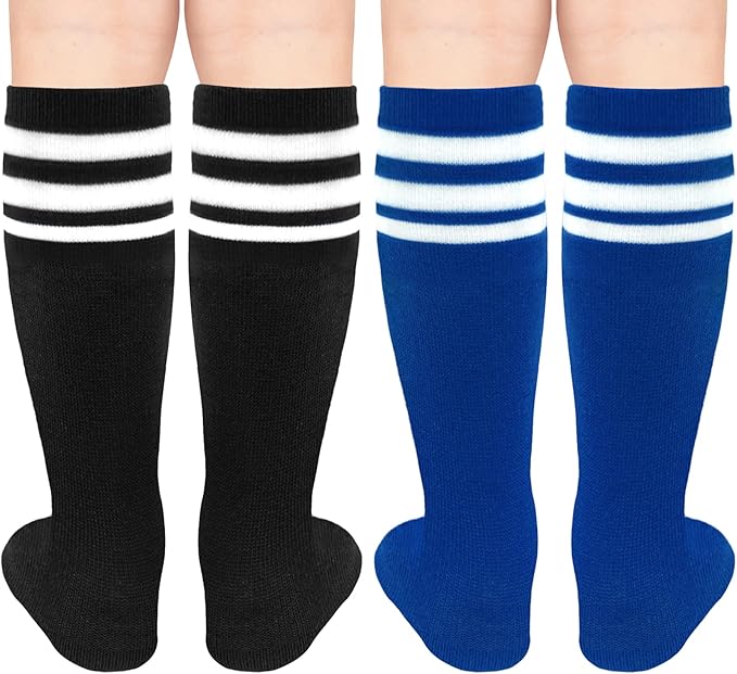 Olreco Toddler Soccer Socks Kids Baseball Socks Youth Softball Sock for Girls Boys Football Sock Boys Athletic Accessories