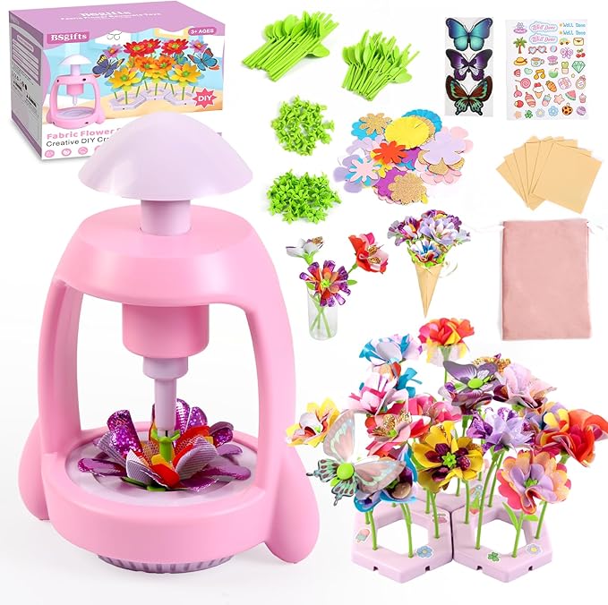 Bsgifts Fabric Flower Making Toys, DIY Flower Press Kits by Unknown