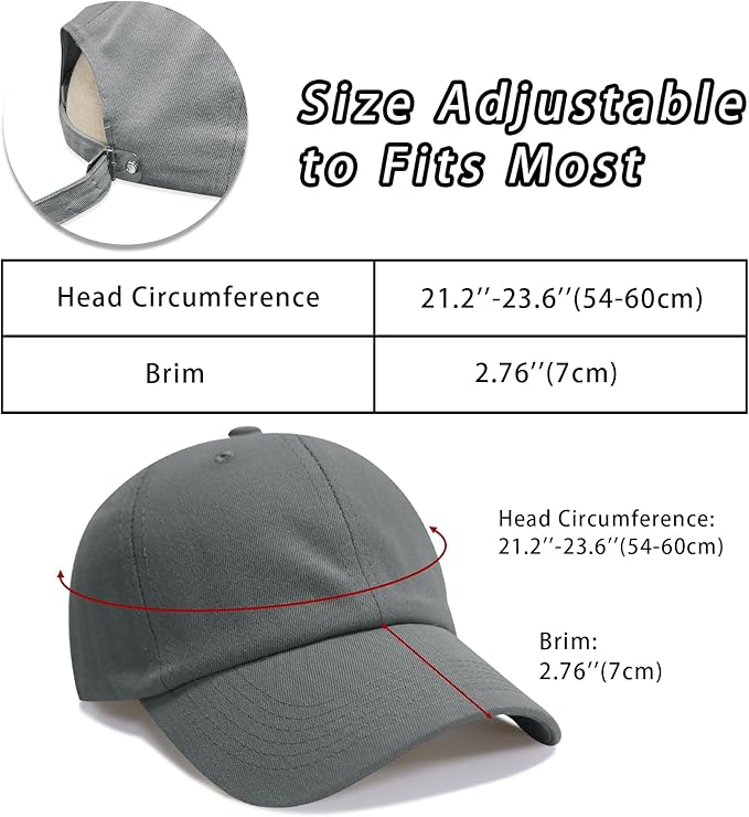 NPQQUAN Original Classic Low Profile Baseball Cap Golf Dad Hat Adjustable Cotton Hats Men Women Unconstructed Plain Cap