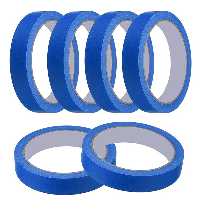 MECCANIXITY Masking Tape 0.7 Inch x 21 Yard Painter's Tape Blue Paint Tapes by MECCANIXITY