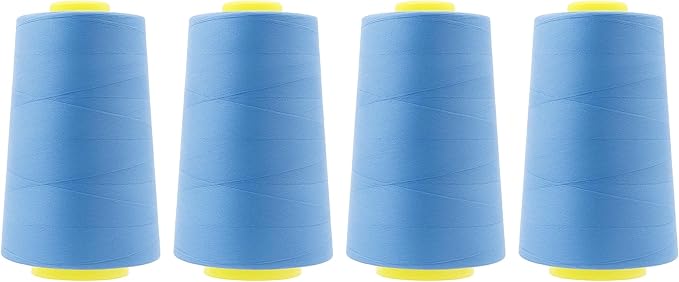 Mandala Crafts 4 Pack of Serger Threads Cones Spools by MandalaCrafts
