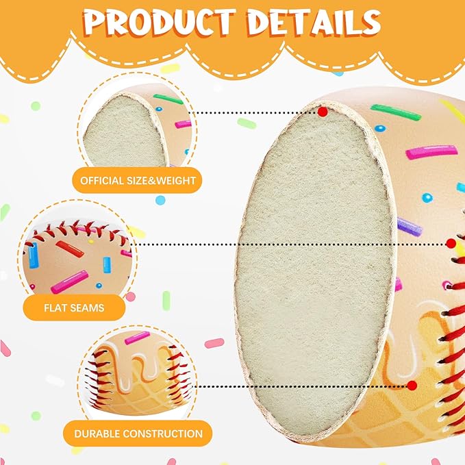 Baseballs PVC 9in Practice Baseball for Training Hitting Lifestyle Decor Ideal Personalized Inspired Gifts for Players Coaches Moms